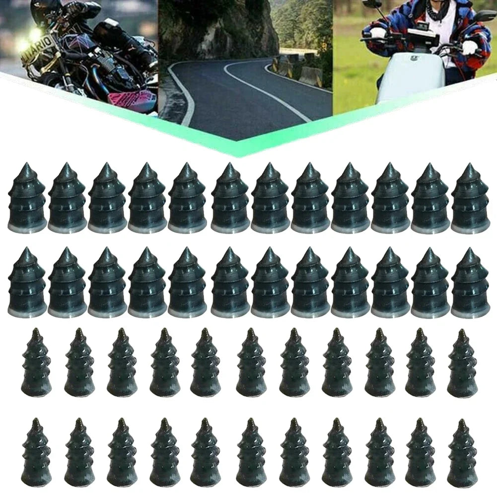 Quick Tire Puncture Repair Rubber Nails for Car and Motorcycle - 10