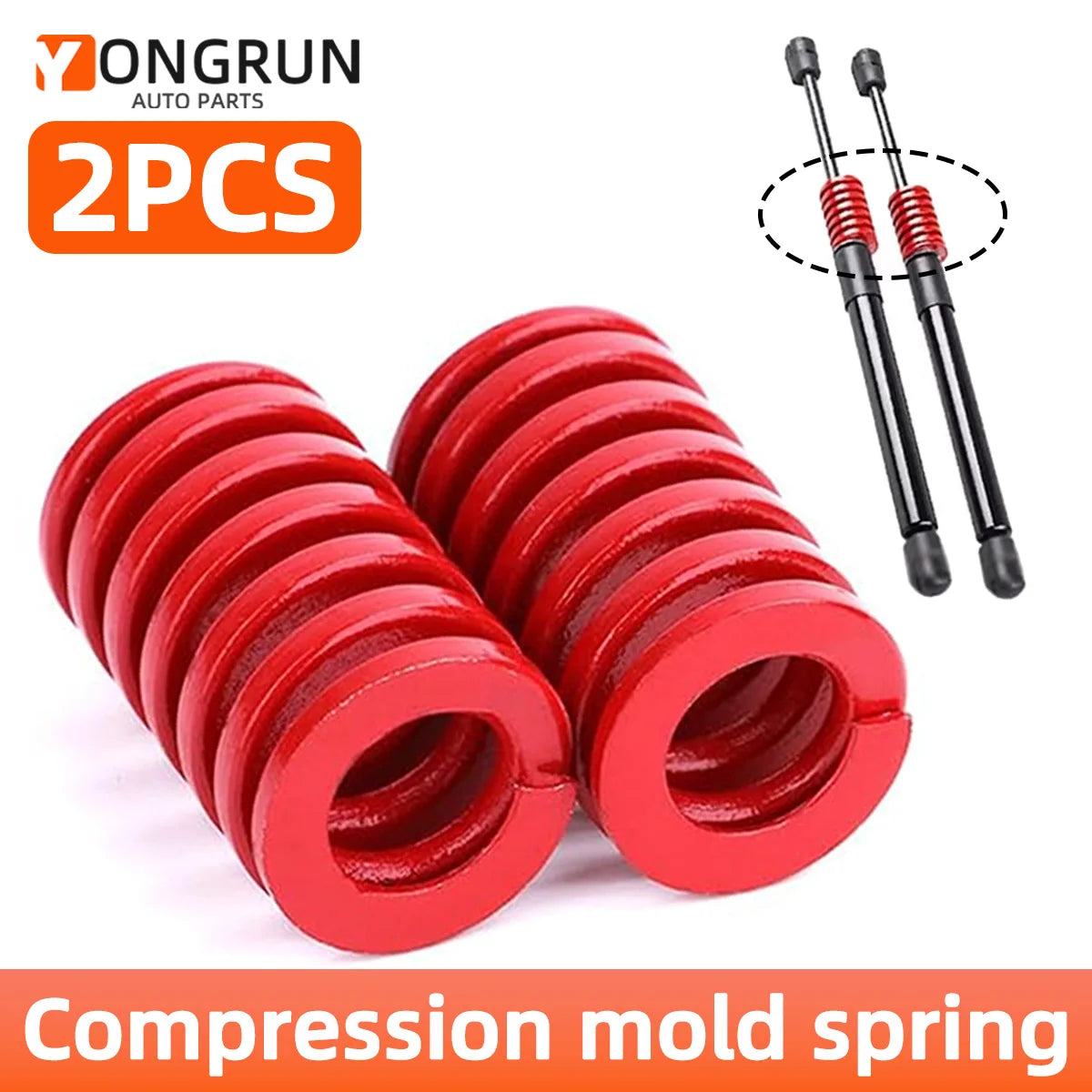 Heavy-Duty Car Trunk Tailgate Compression Spring Support Rods - 1