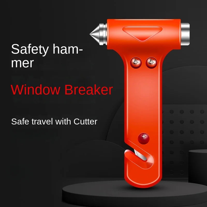 2-in-1 Car Emergency Safety Hammer and Seat Belt Cutter