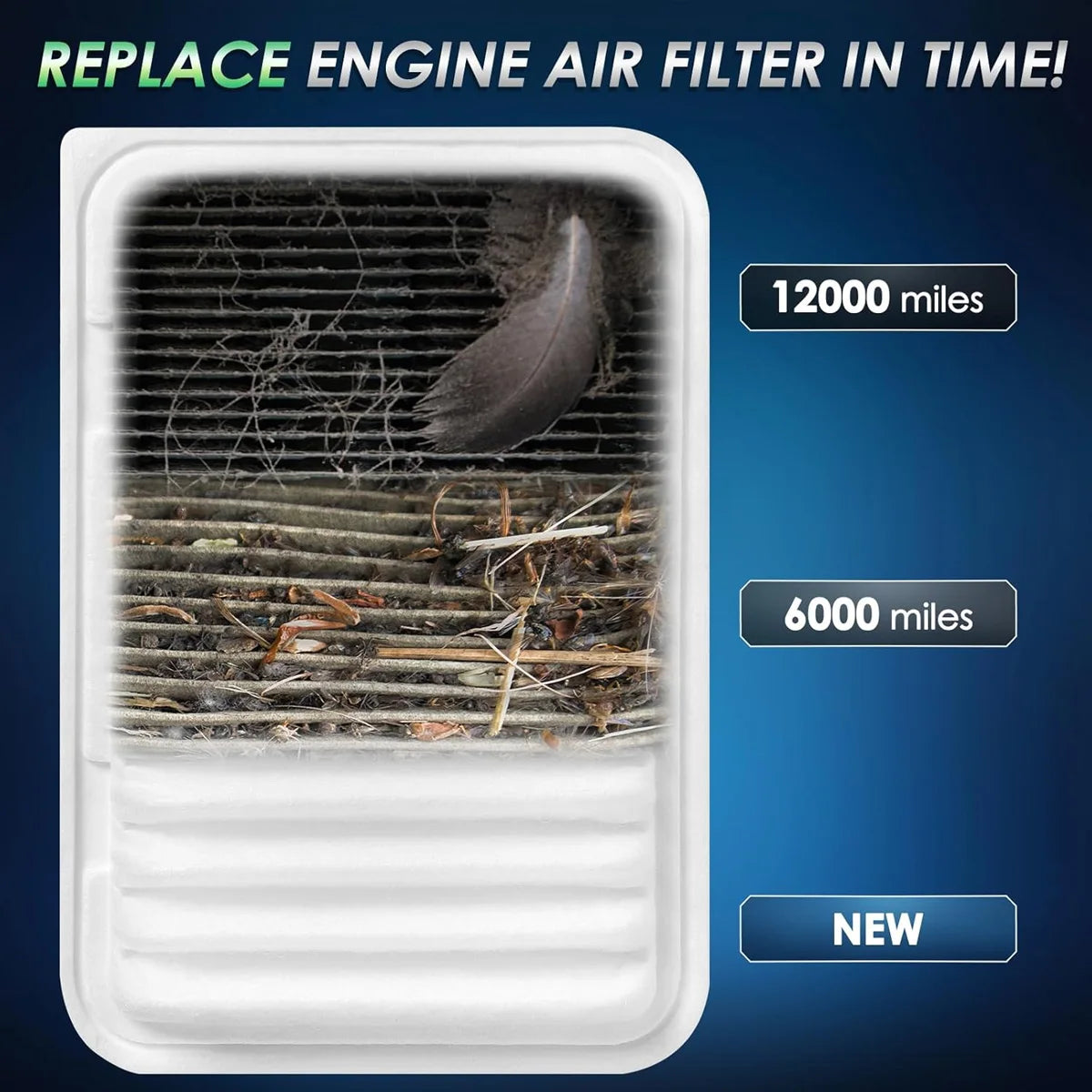 Engine Air Filter for Toyota, Scion and Pontiac