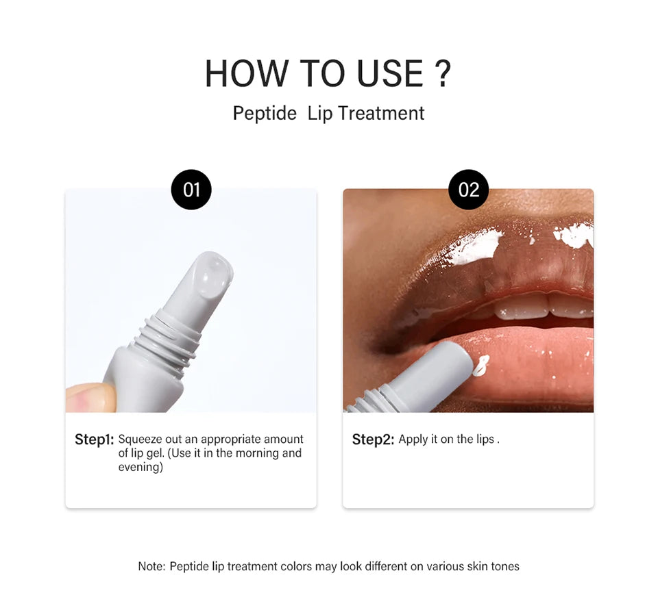 Peptide Lip Treatment Moisturizing Repair Gel
