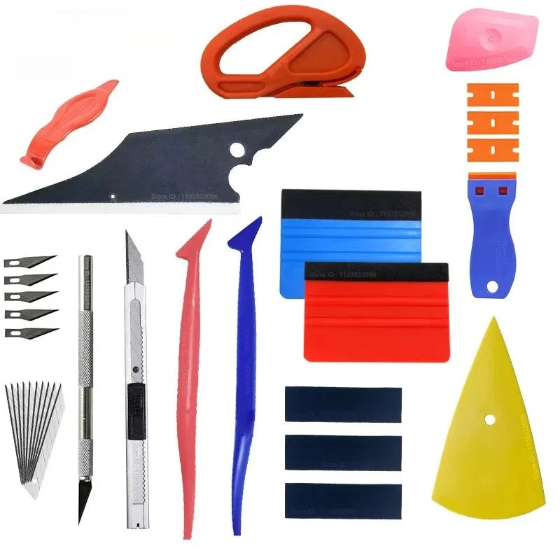 Professional Vinyl Wrap and Window Tinting Application Tool Kit