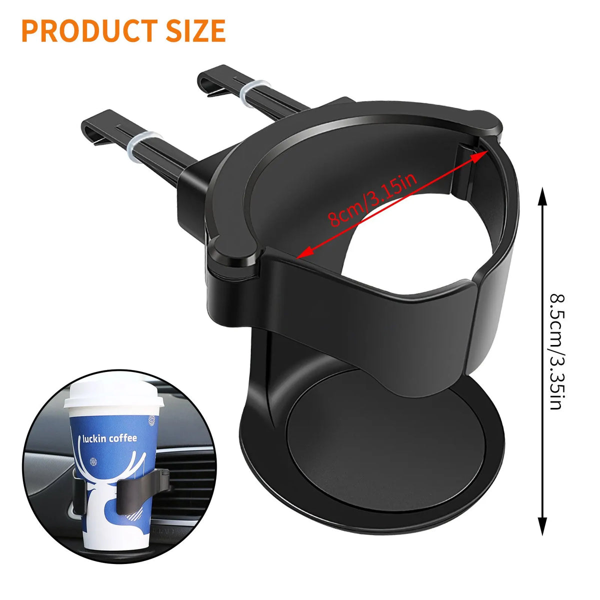 Universal Adjustable Car Air Vent Cup Holder