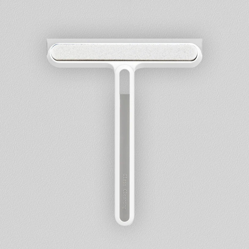 Multipurpose Silicone Glass Squeegee and Cleaning Brush Set