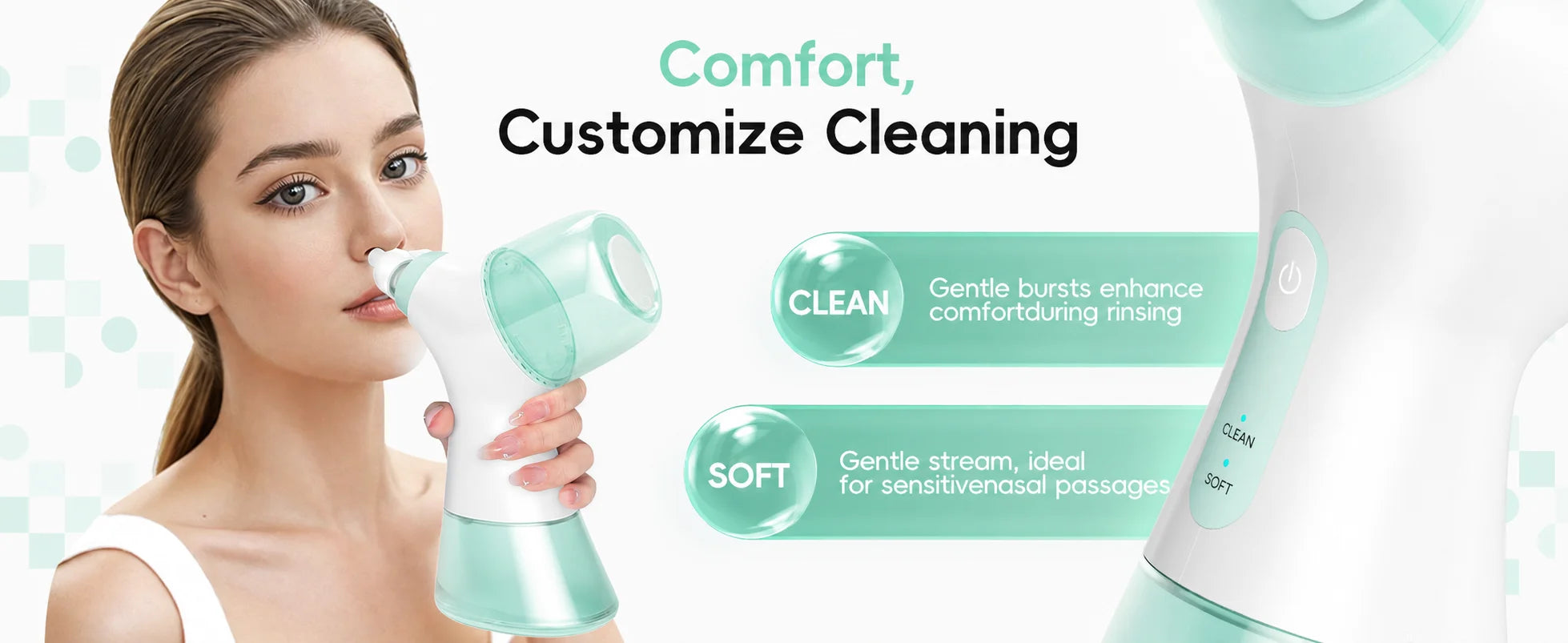 Electric Nasal Irrigator for Sinus Congestion Relief - 10