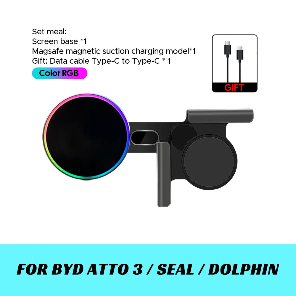 Magnetic Wireless Car Phone Mount for Dashboard Screens - 23