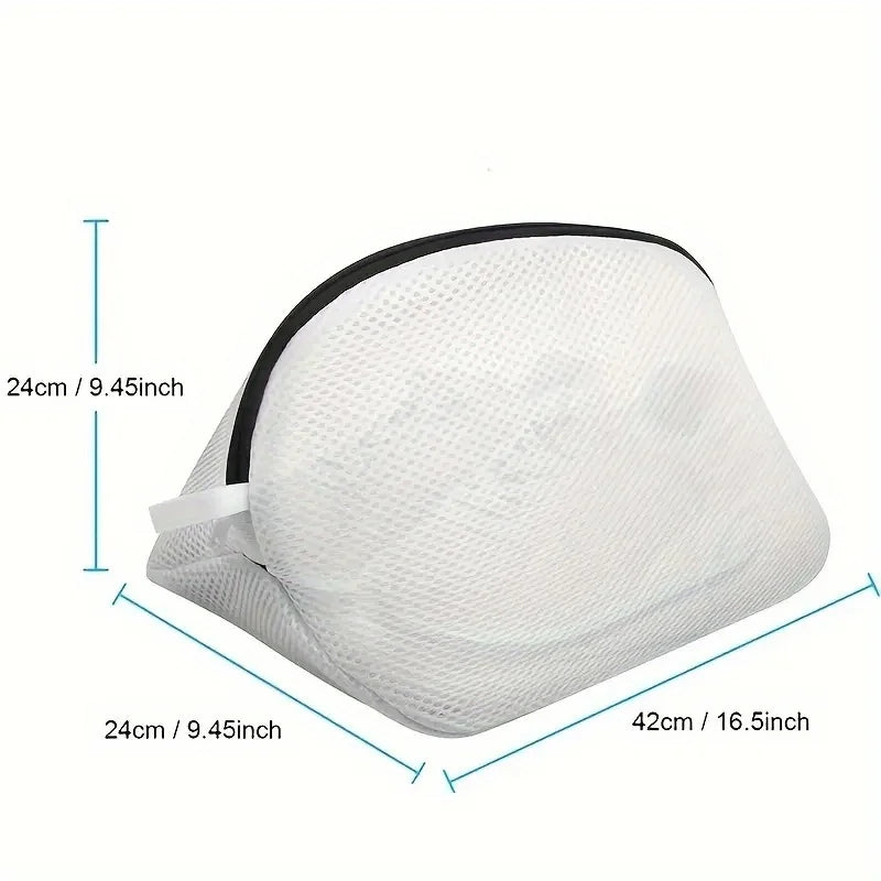 Protective Oval Mesh Washing Machine Bag for Shoes - 5