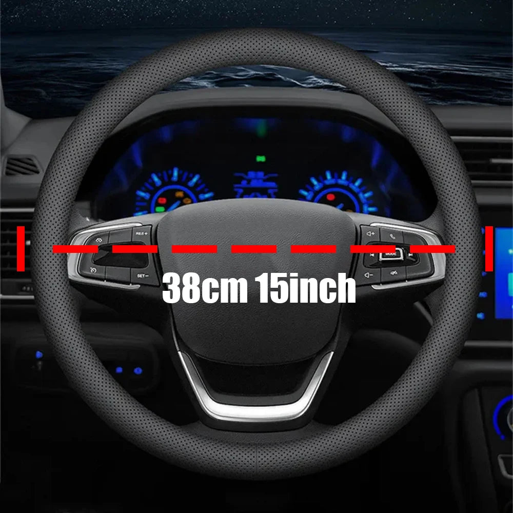 Universal Breathable Steering Wheel Cover for Cars
