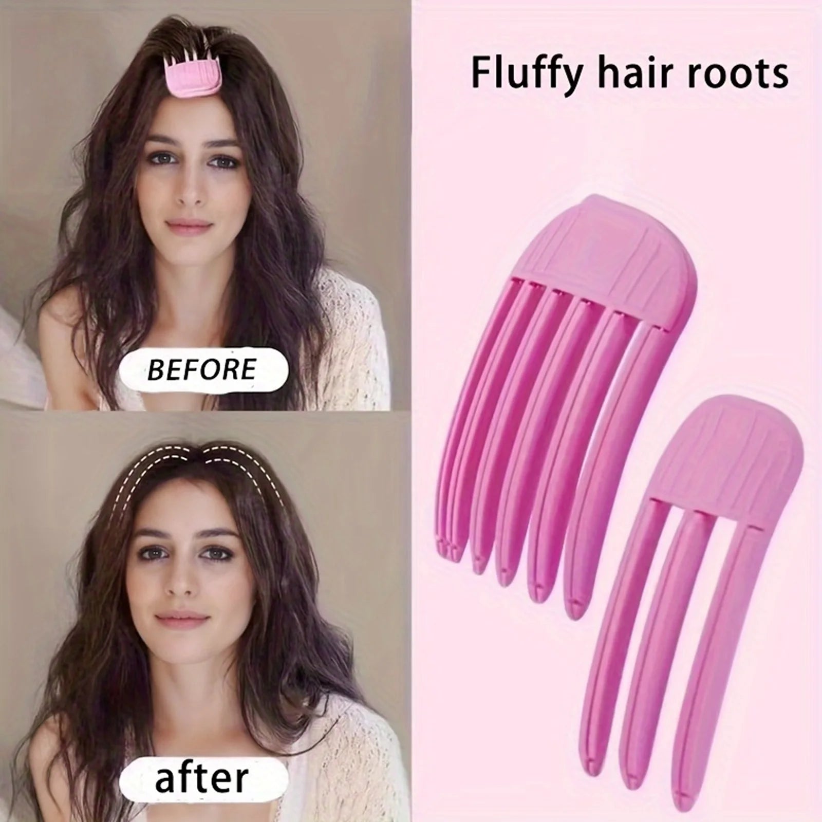 Hair Root Volumizing Clip Fluffy Hair Claw Styling Tool - 4