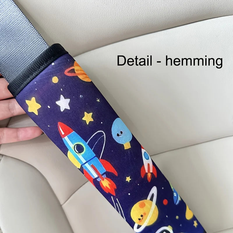 Adjustable Car Seat Belt Comfort Pad for Kids