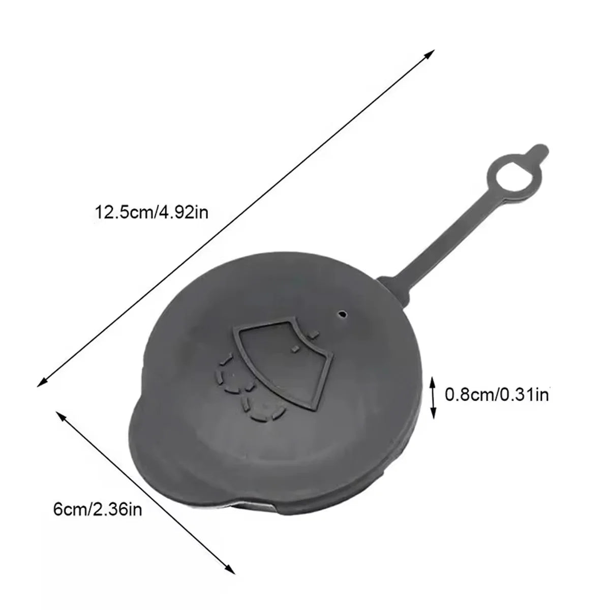 Windshield Washer Fluid Reservoir Cap for Nissan Micra - 6