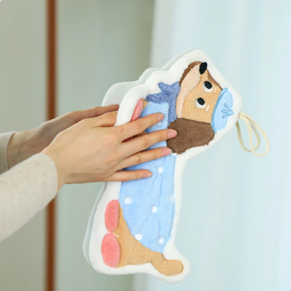 Cute Dog Shaped Hanging Hand Towel