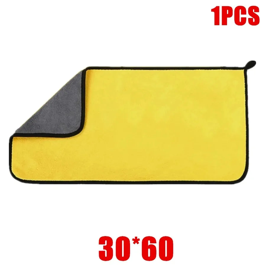 Thickened Microfiber Cleaning Towel Ultra Absorbent Car Drying Cloth