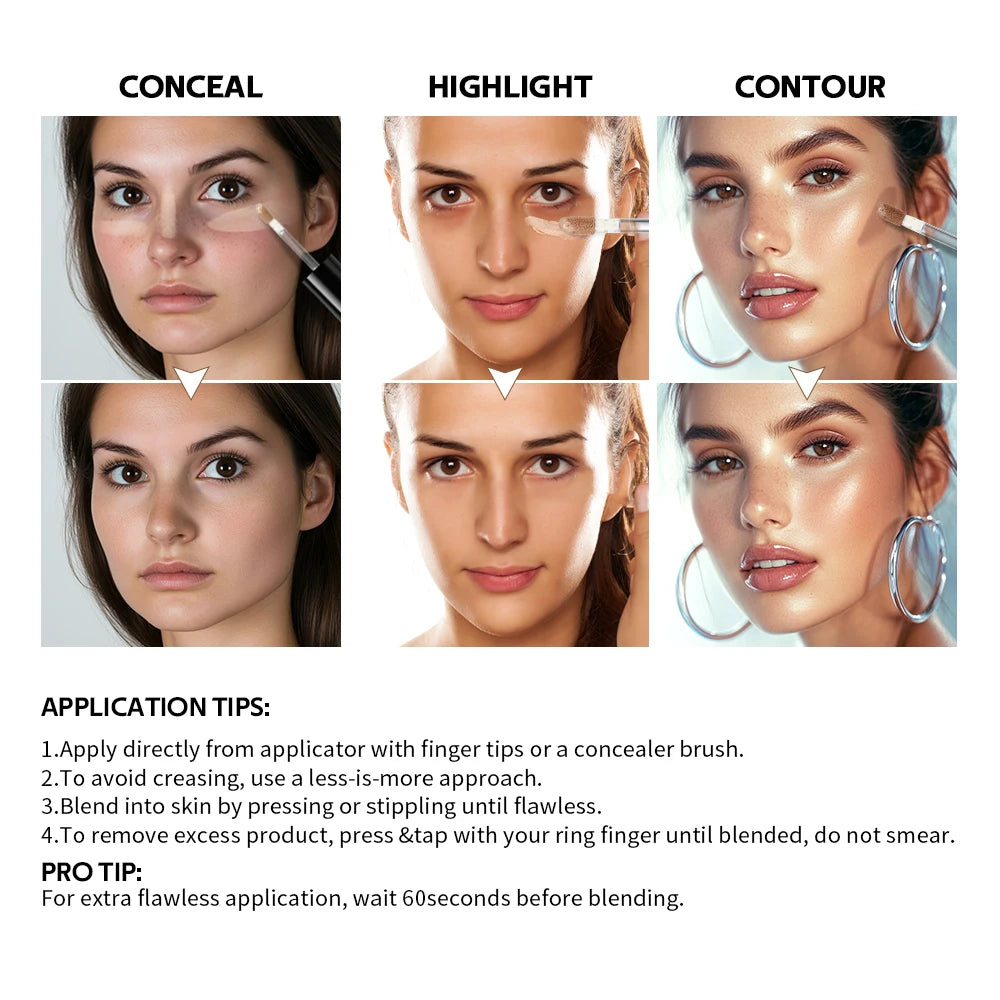 Full Coverage Multi-Use Sculpting Concealer for Face - 5