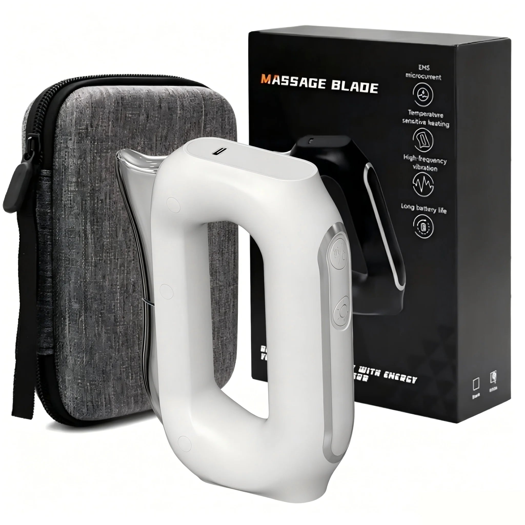Electric EMS Microcurrent Body Massage Blade for Muscle Relaxation - 17