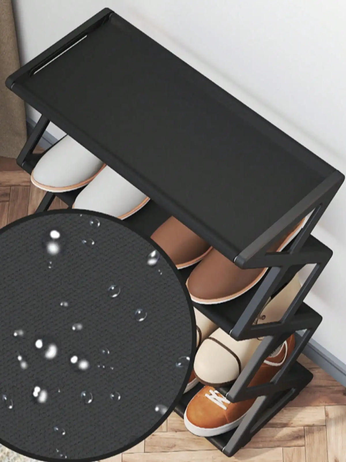 Stackable 4-Tier Expandable Shoe Storage Rack