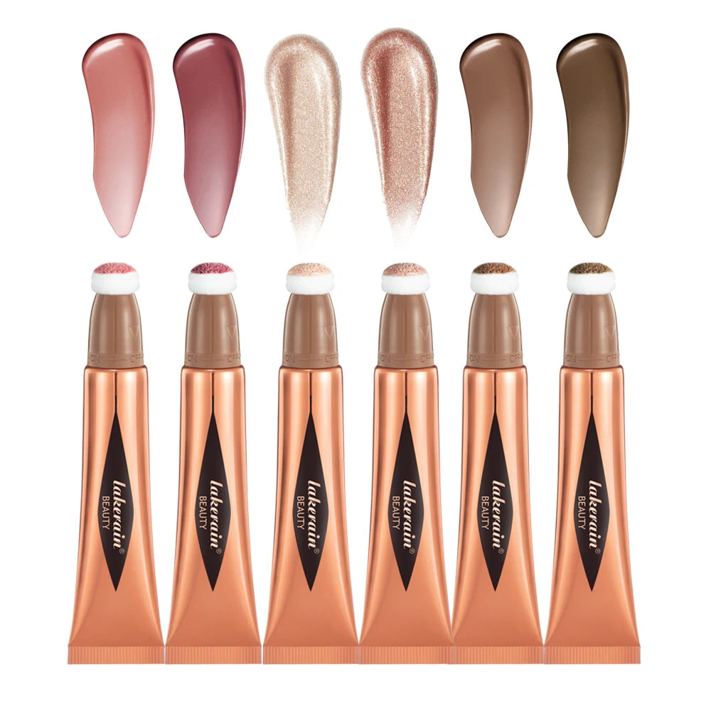 Liquid Face Contouring, Blush, and Highlighter Wand with Cushion Tip - 35