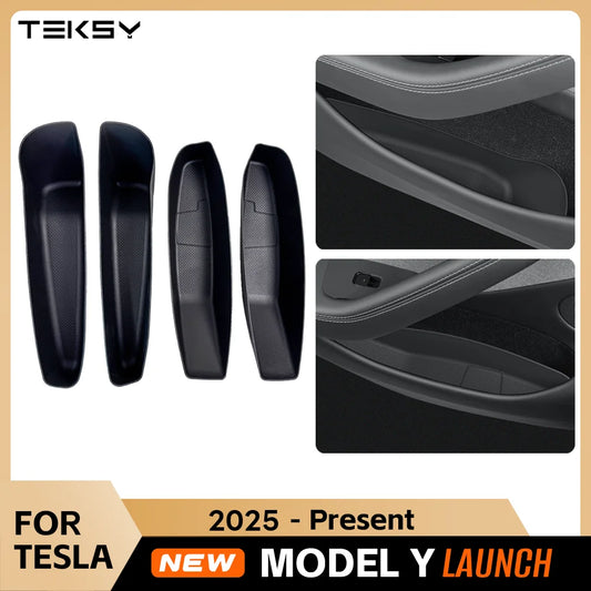 Door Side Storage Organizer Trays for 2025 Model Y