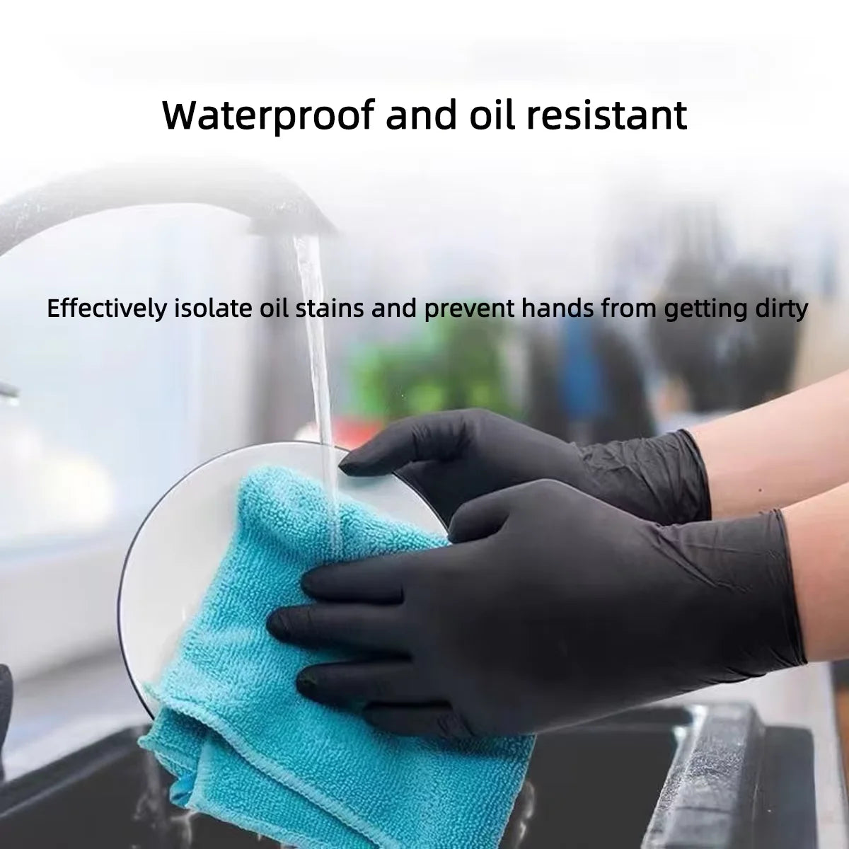 Heavy-Duty Disposable Protective Work Gloves - 5