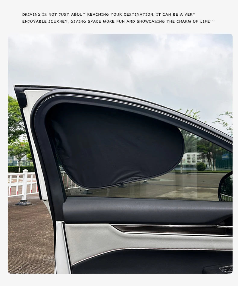 Foldable Electrostatic Car Window Sun Shade for UV Protection - 20
