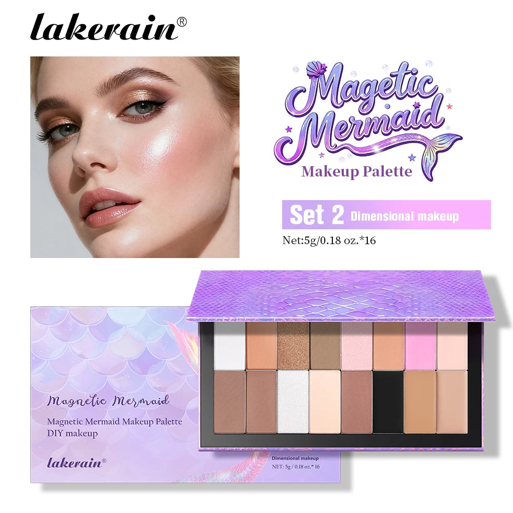 Magnetic Mermaid Multi-Purpose Makeup Palette - 22