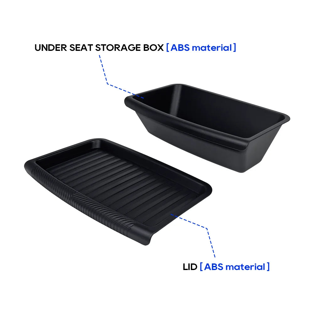 Under Seat Storage Organizer Drawer for 2025 Model Y