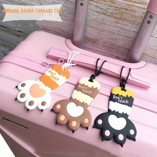 Cute Cat Paw Luggage Tag for Travel Identification