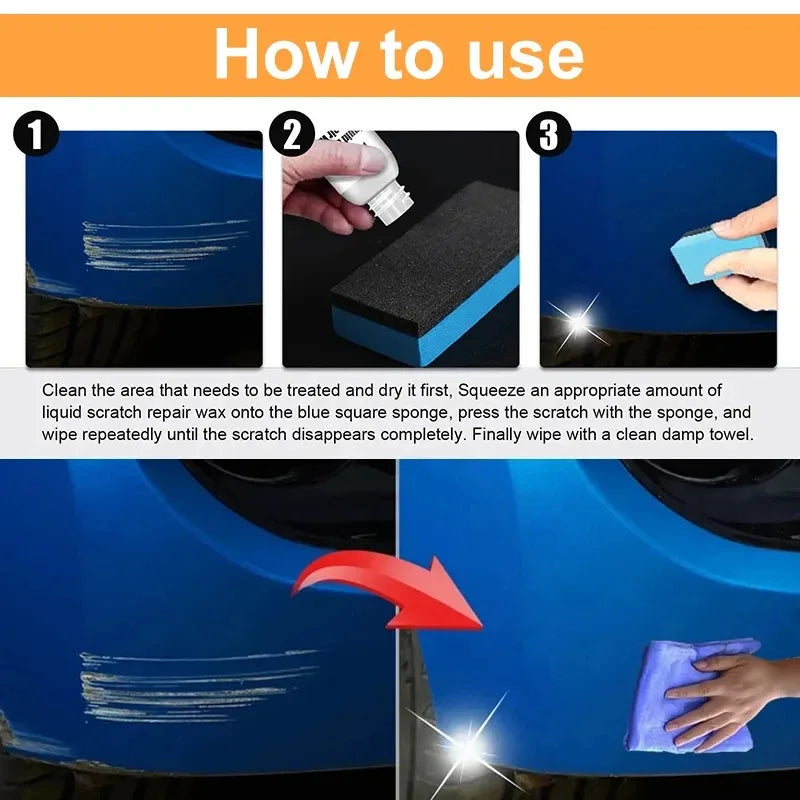 Car Paint Scratch and Swirl Remover Repair Kit - 4