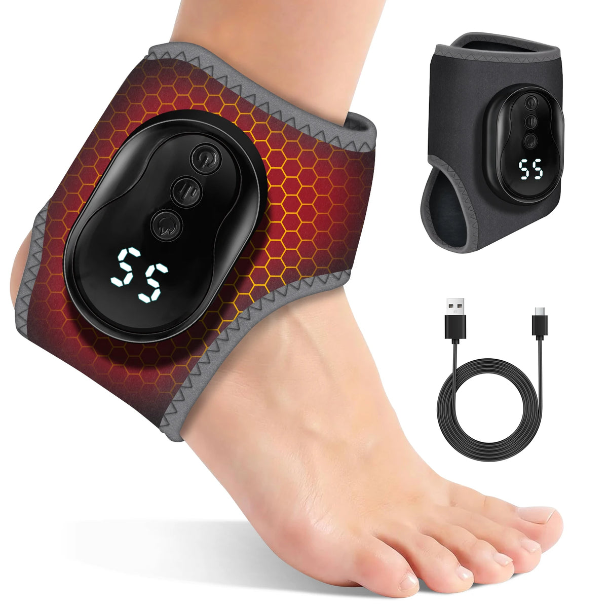 Cordless Vibration Ankle and Wrist Massage Wrap