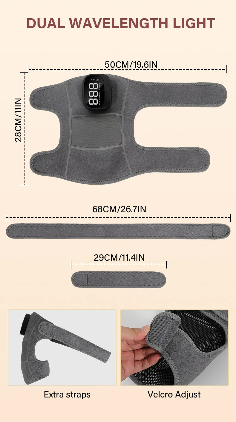 3-in-1 Cordless Vibration Knee and Joint Massager