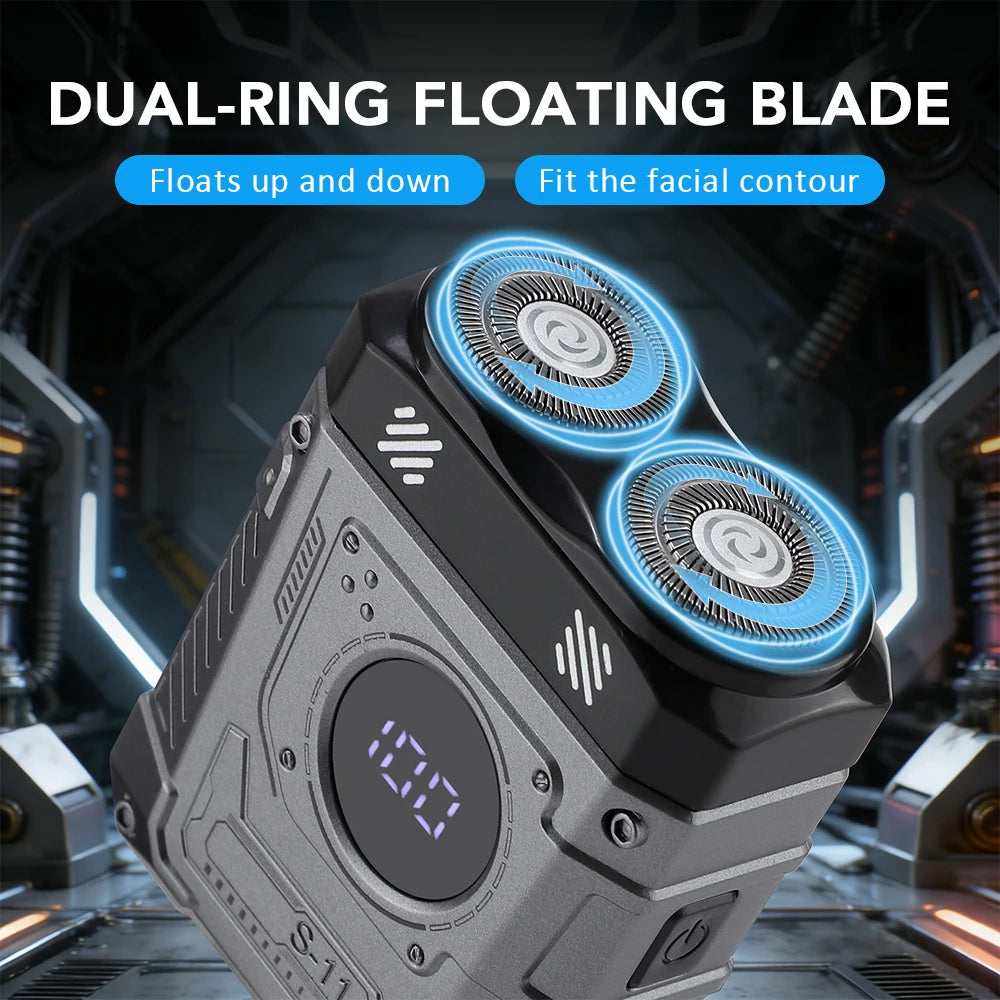 Portable Mini Electric Shaver with Digital Display - 20