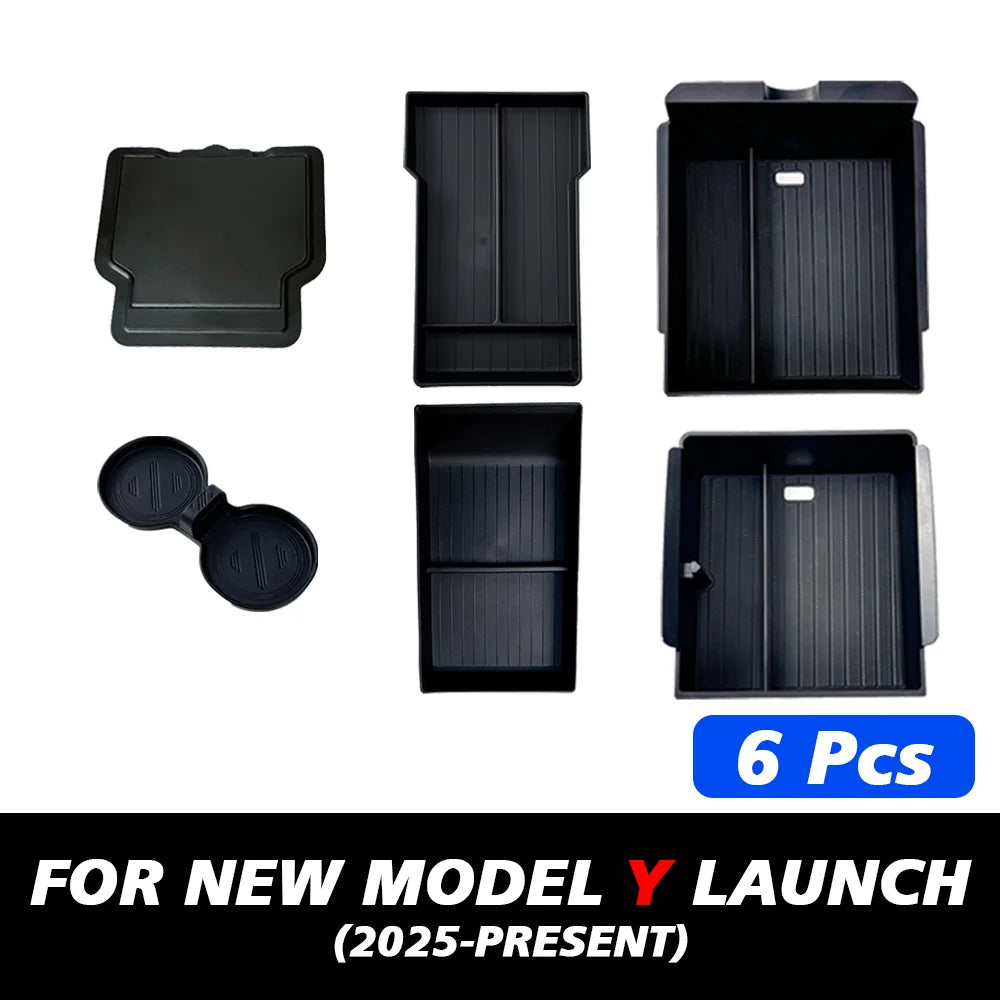 Center Console and Armrest Storage Organizer for Tesla Model Y Juniper - 44