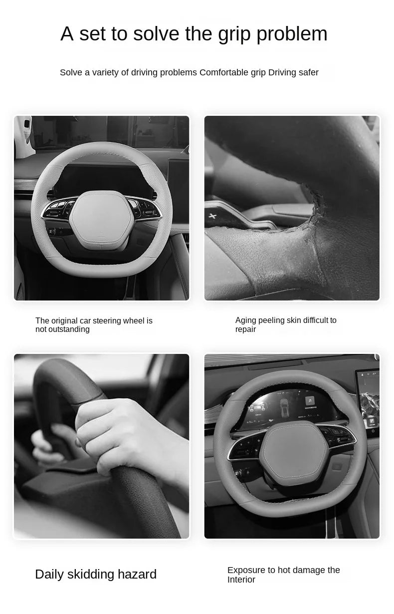 Non-Slip Breathable Silicone Car Steering Wheel Cover