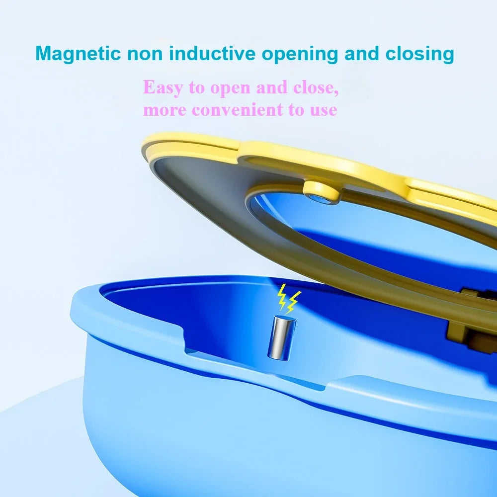 Portable Retainer Case with Mirror and Drain Basket
