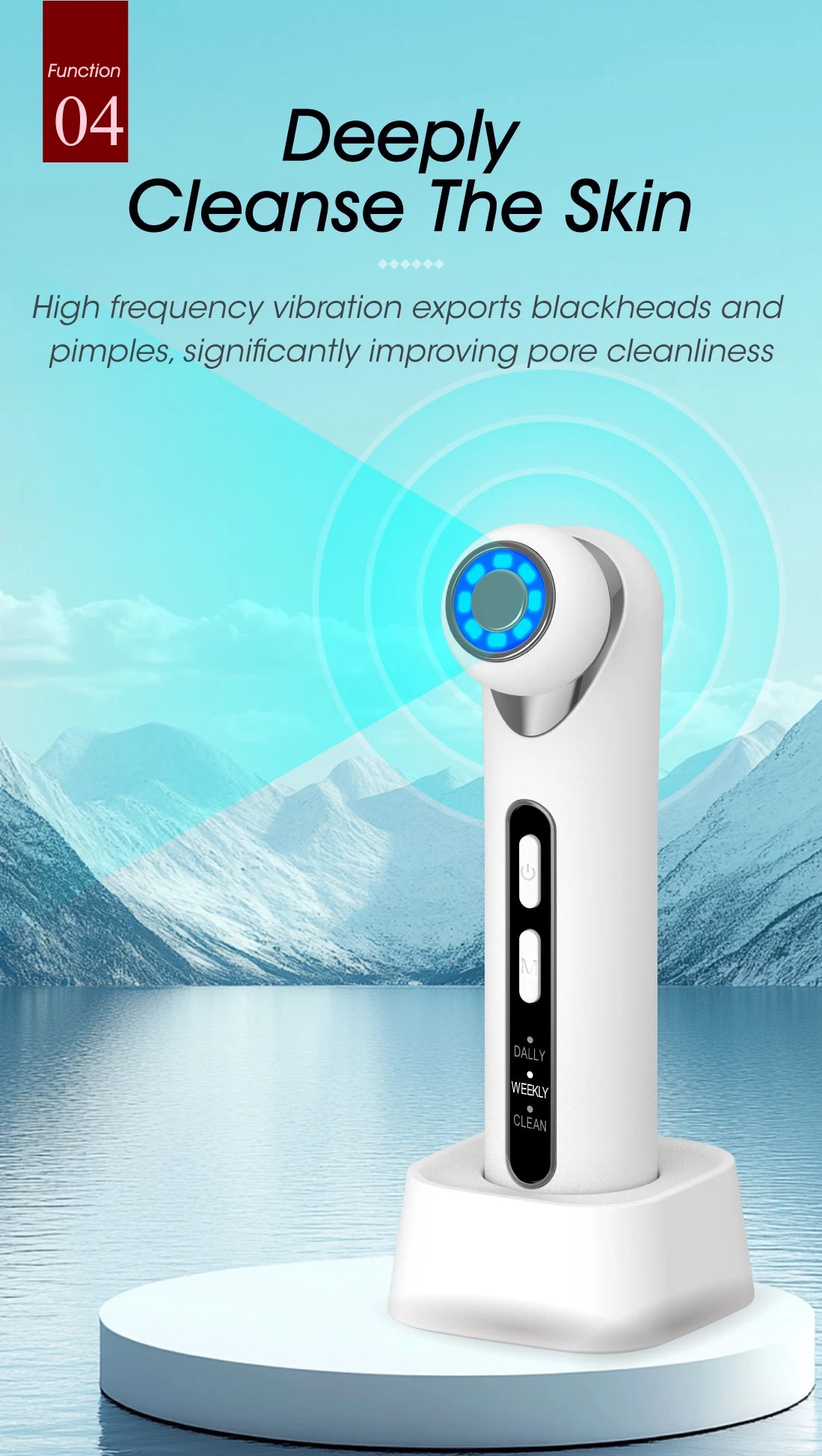 3-in-1 LED Photon Eye Facial Massager for Puffiness and Fine Lines - 11