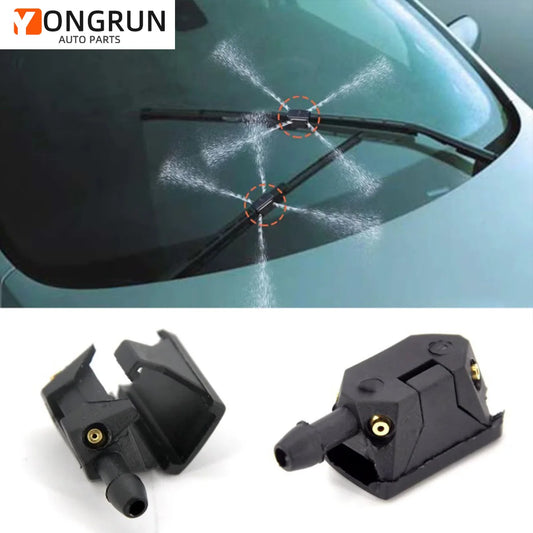 Front Windshield Wiper Washer Cleaning Nozzles