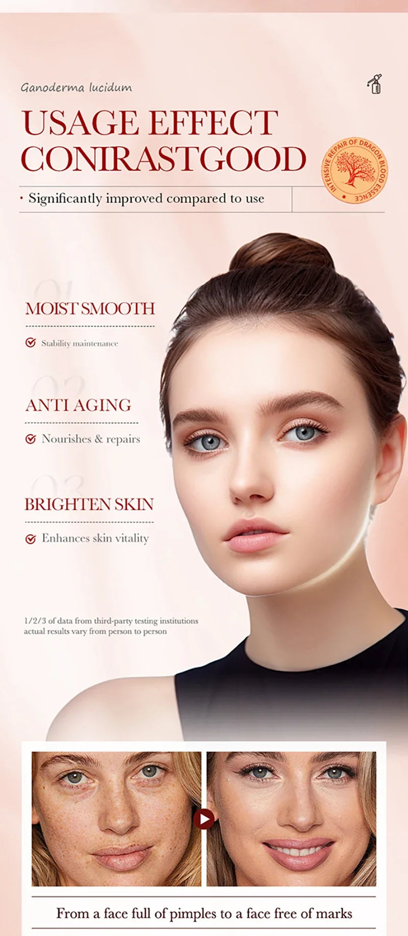 Dragon Blood Anti-Aging Facial Serum for Firming and Wrinkle Reduction - 13