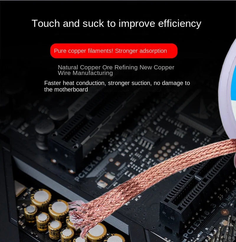 Desoldering Braid Solder Remover Wick Wire for Electronic Repair - 15