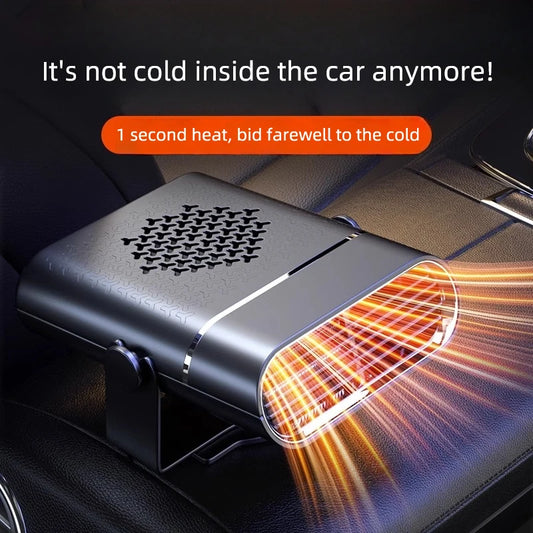 2-in-1 Portable Car Heater and Cooling Defroster Fan