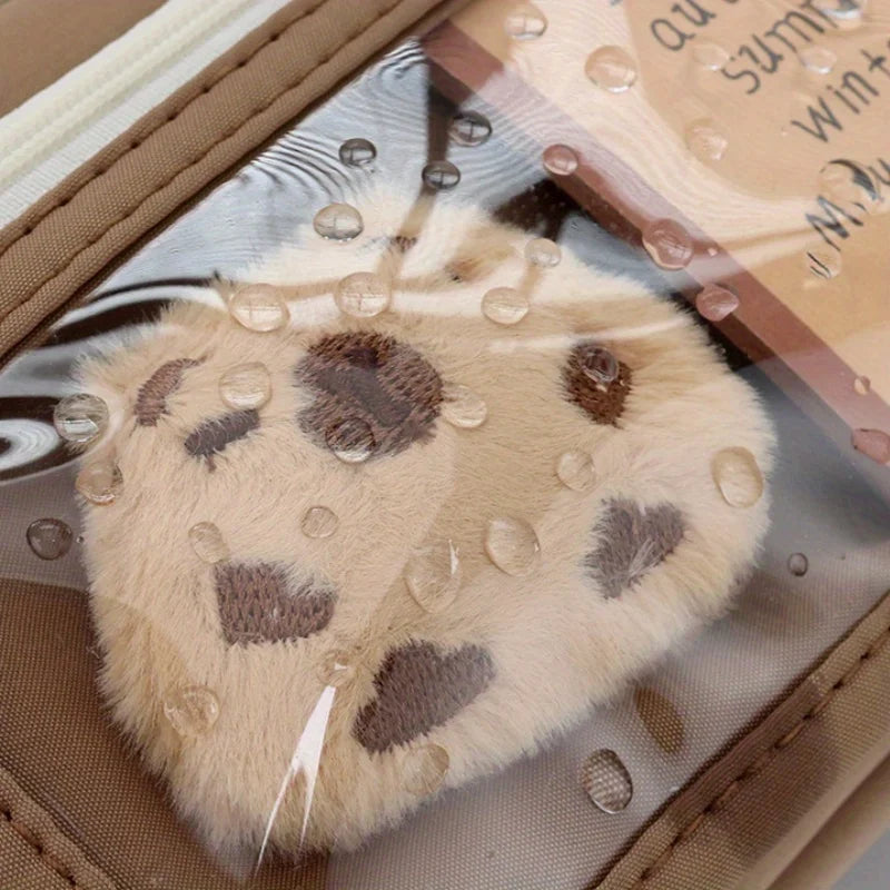 Large Capacity Capybara Multi-Layer Stationery and Makeup Bag