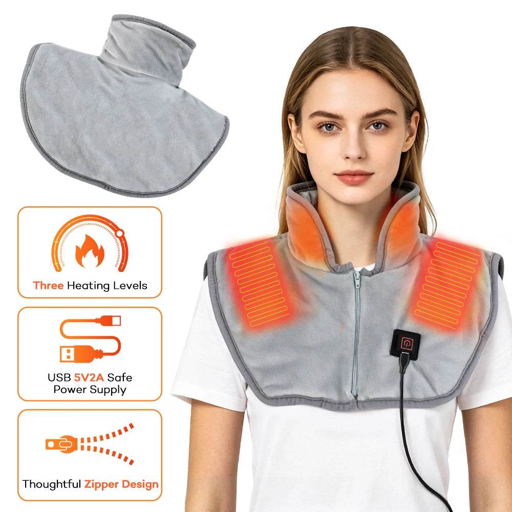 USB Heated Neck and Shoulder Warming Wrap