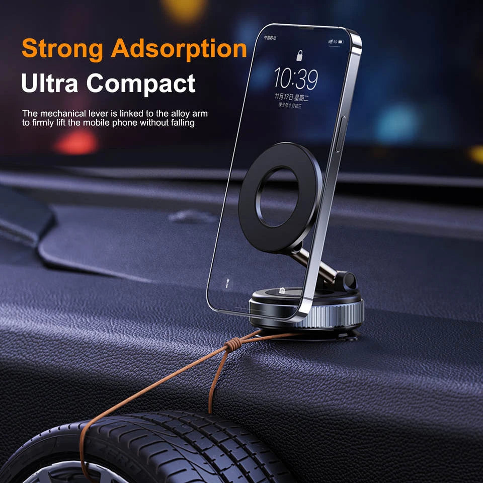 Stable Suction Cup Car Phone Holder for Secure Navigation