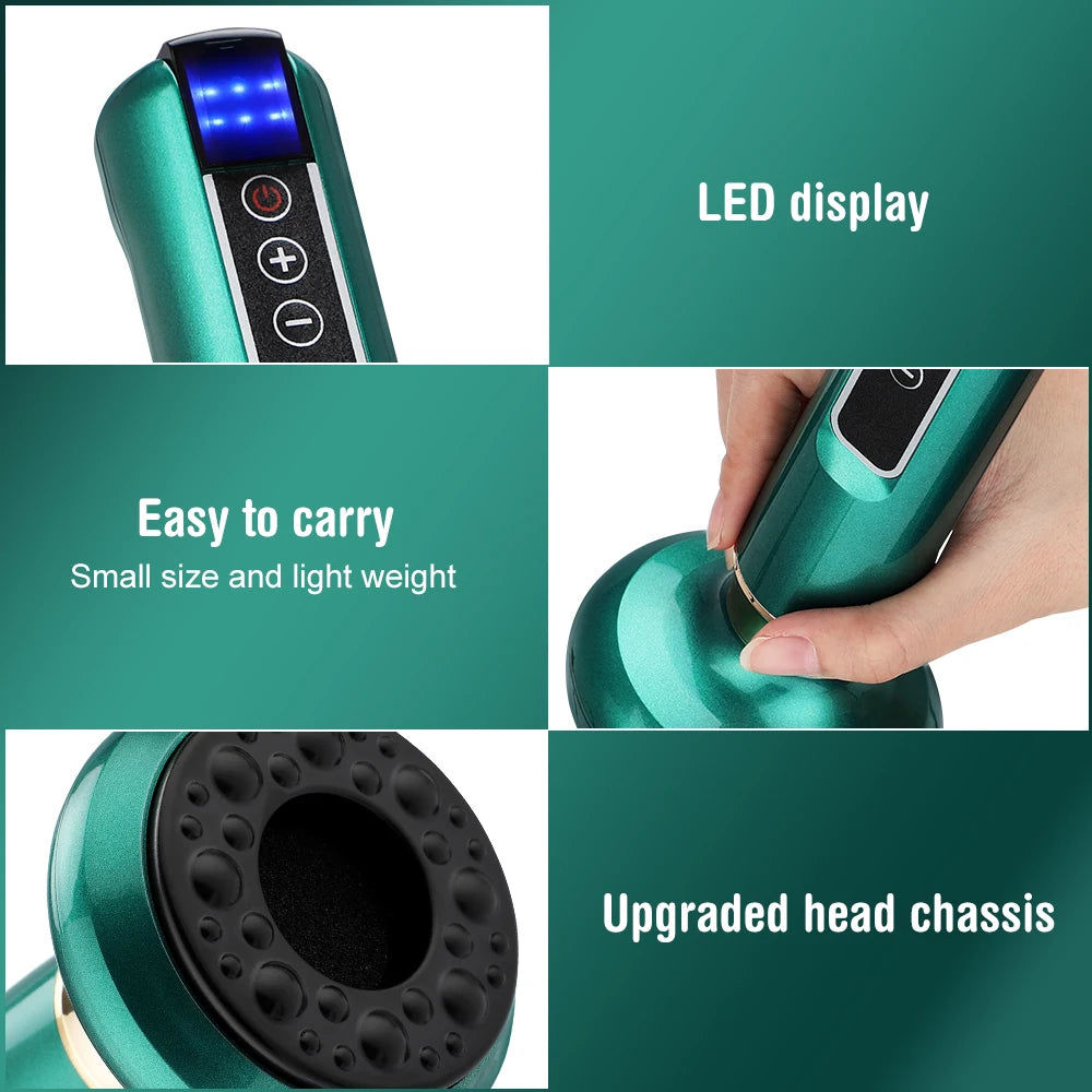 Electric Cupping and Gua Sha Massage Tool for Body Pain Relief