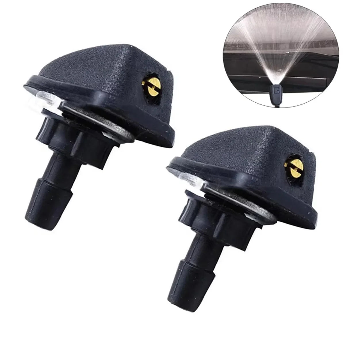 Adjustable Front Windshield Wiper Spray Nozzle Kit