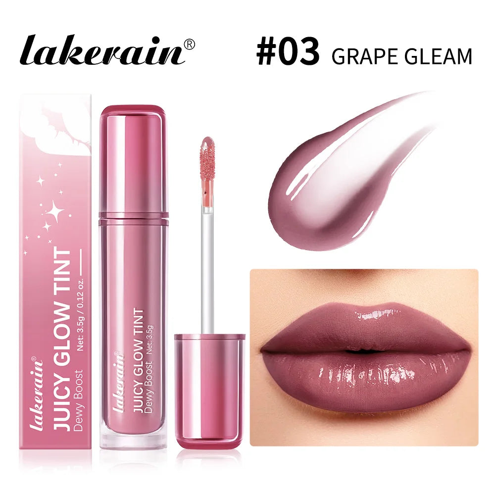 Mirror Shine Hydrating Lip Tint for Long-Lasting Plump Glow - 21