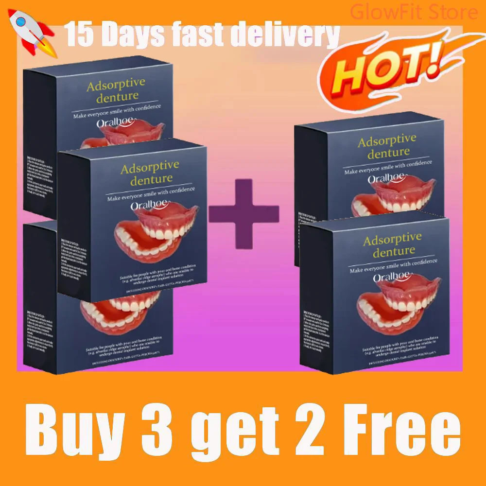 Comfort Fit Silicone Denture Set for Natural Smile - 8