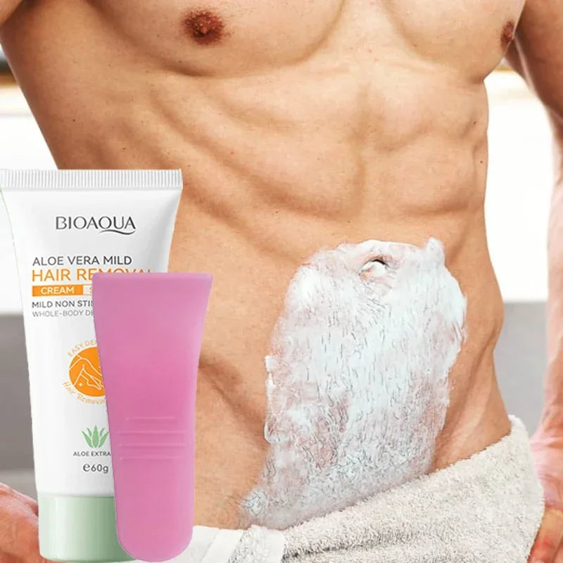 Painless Aloe Vera Hair Removal Cream for Full Body - 1