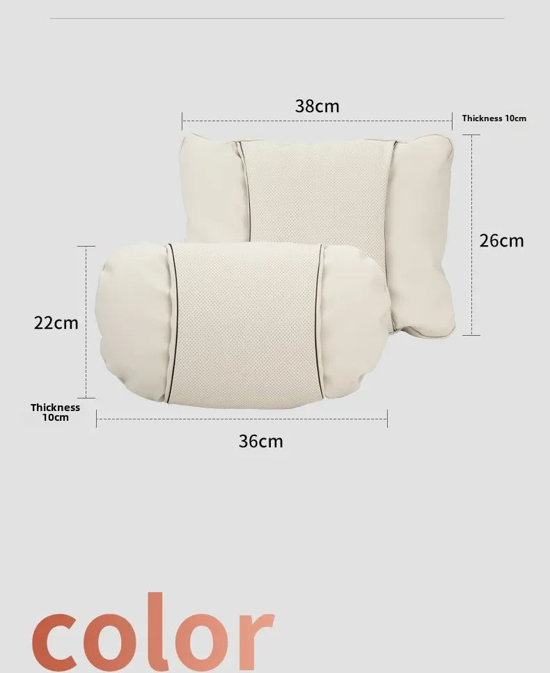 Ergonomic Car Seat Neck Rest and Head Support Pillow