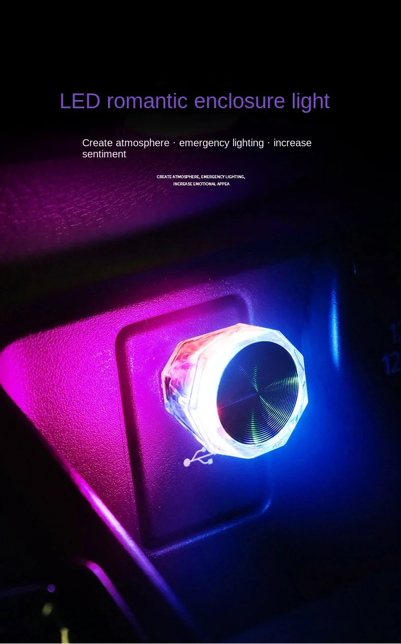 USB LED Car Interior Atmosphere Light - 7