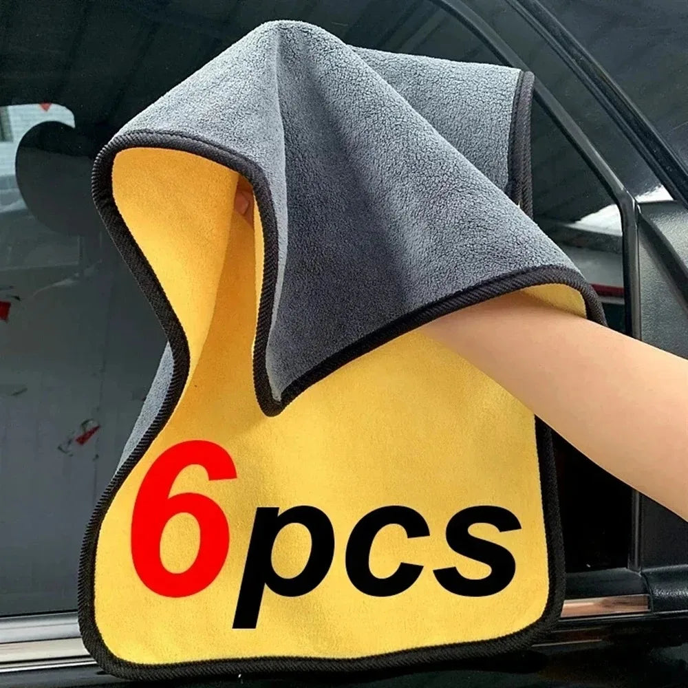 Thickened Microfiber Cleaning Towel Ultra Absorbent Car Drying Cloth